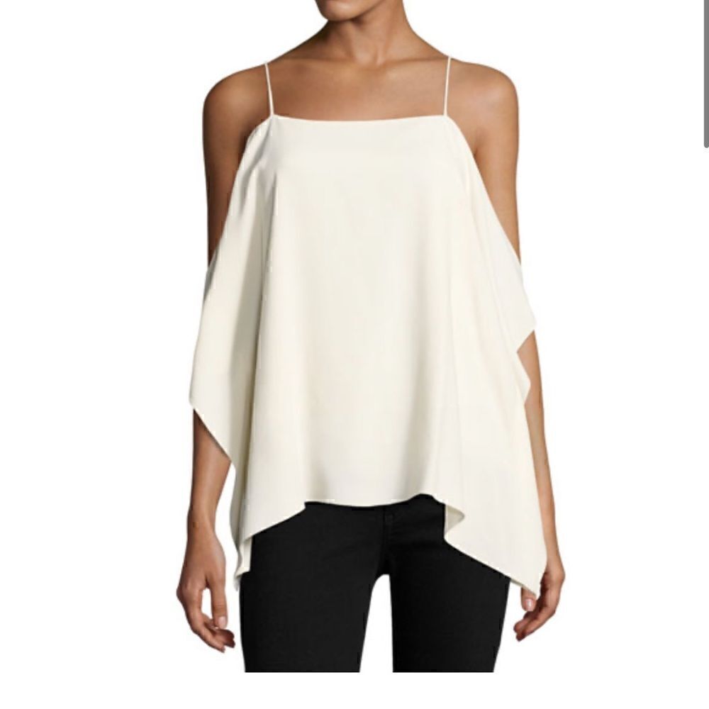 Theory Petteri Rosina Crepe Ivory shirt